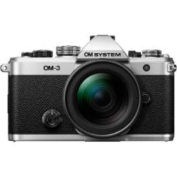 Máy ảnh OM SYSTEM OM-3 Body Silver kèm M.Zuiko Digital ED 12-45mm f/4.0 PRO